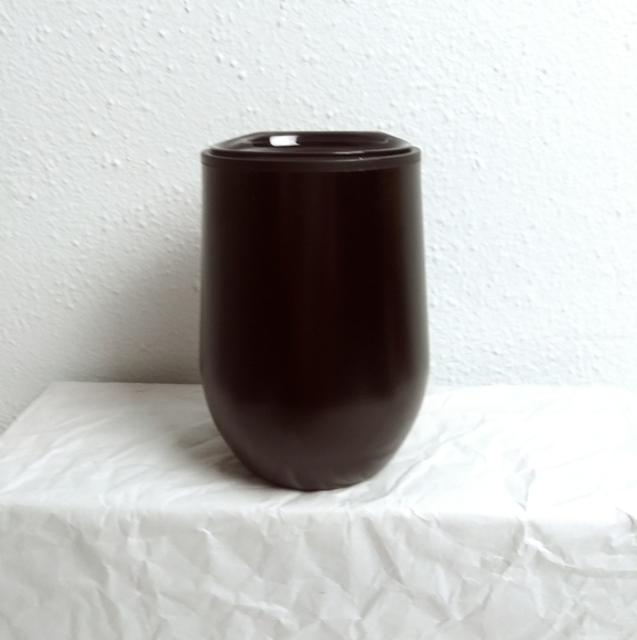 Original From POSHMARK Back Stainless Steel Wine Tumbler 10 Oz Hot/Cold Drink - Picture 2 of 16